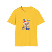 Christmas cat Unisex Softstyle T-Shirt