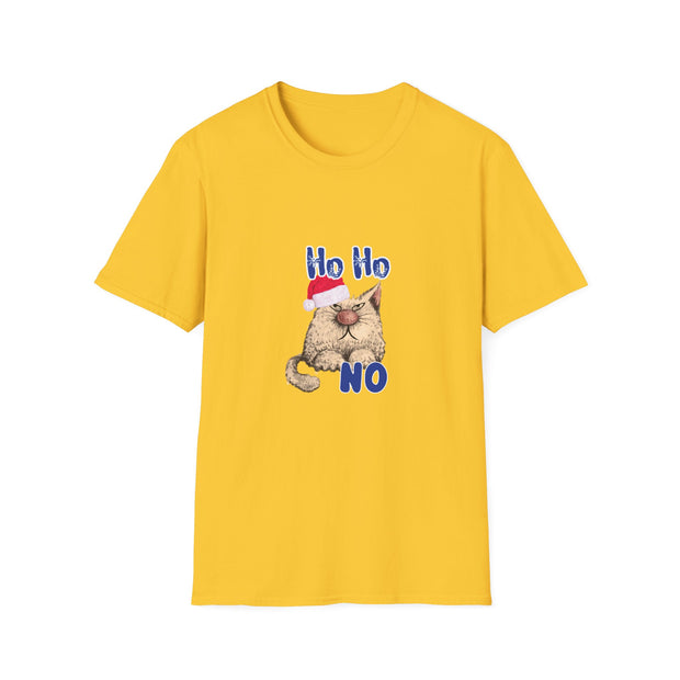 Christmas cat Unisex Softstyle T-Shirt
