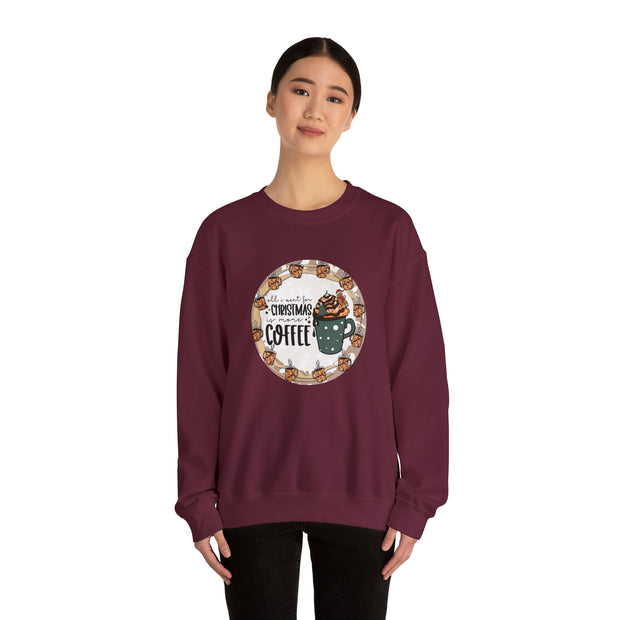Christmas Coffee Unisex Heavy Blend™ Crewneck Sweatshirt