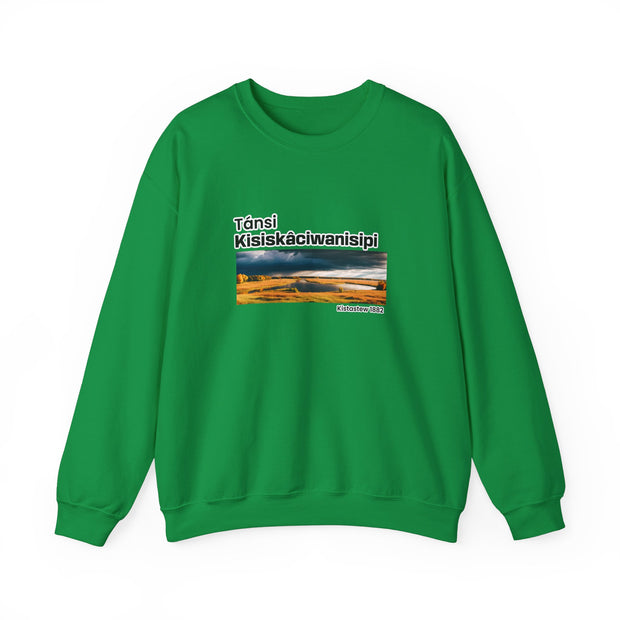 Tánsi Cree Saskatchewan Unisex Heavy Blend™ Crewneck Sweatshirt