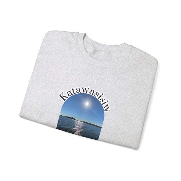 Cree Saskatchewan Skies Unisex Heavy Blend™ Crewneck Sweatshirt