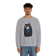Christmas cat Unisex Heavy Blend™ Crewneck Sweatshirt