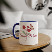 Blessed Mama Accent Mugs, 11oz