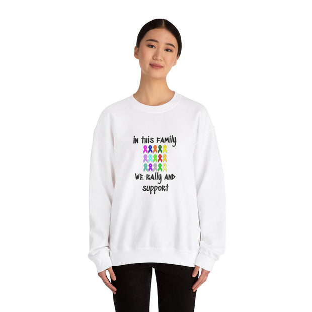 Cancer Family Support Unisex Heavy Blend™ Crewneck Sweatshirt