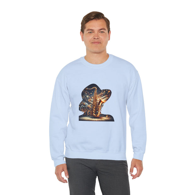 Saxophone Unisex Heavy Blend™ Crewneck Sweatshirt