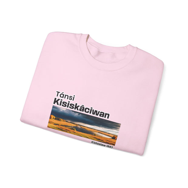 Tánsi Cree Saskatchewan Unisex Heavy Blend™ Crewneck Sweatshirt