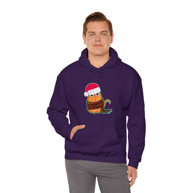 Christmas cat Unisex Heavy Blend™ Hooded Sweatshirt
