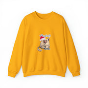 Christmas cat Unisex Heavy Blend™ Crewneck Sweatshirt