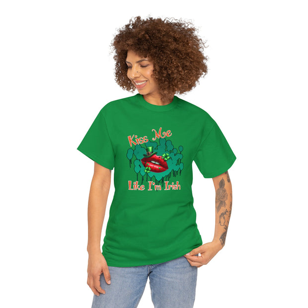 Kiss me like I’m Irish Unisex Heavy Cotton Tee