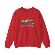 Peace Love Equality Unisex Heavy Blend™ Crewneck Sweatshirt
