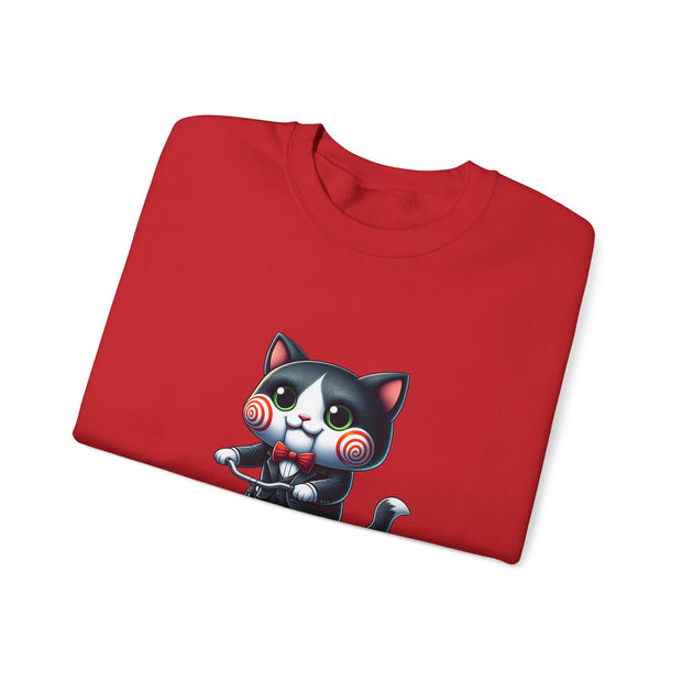 Horror Movie Cats Unisex Heavy Blend™ Crewneck Sweatshirt