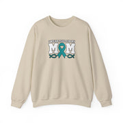 Teal for Mom Unisex Heavy Blend™ Crewneck Sweatshirt