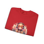 Graffiti Anime Girls Unisex Heavy Blend™ Crewneck Sweatshirt