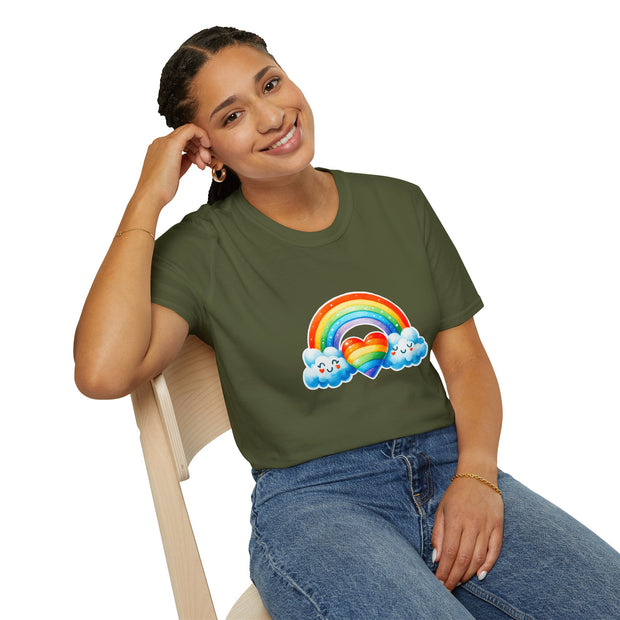 Rainbow Love Unisex Softstyle T-Shirt