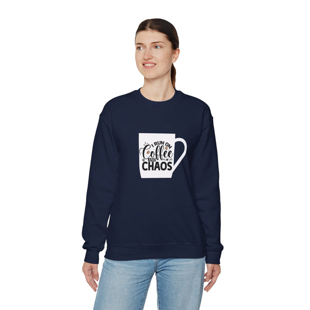 Coffee and Chaos Unisex Heavy Blend™ Crewneck Sweatshirt