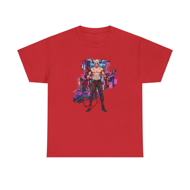 Anime Male Demon Unisex Heavy Cotton Tee