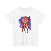 Anime Female Demon Unisex Heavy Cotton Tee