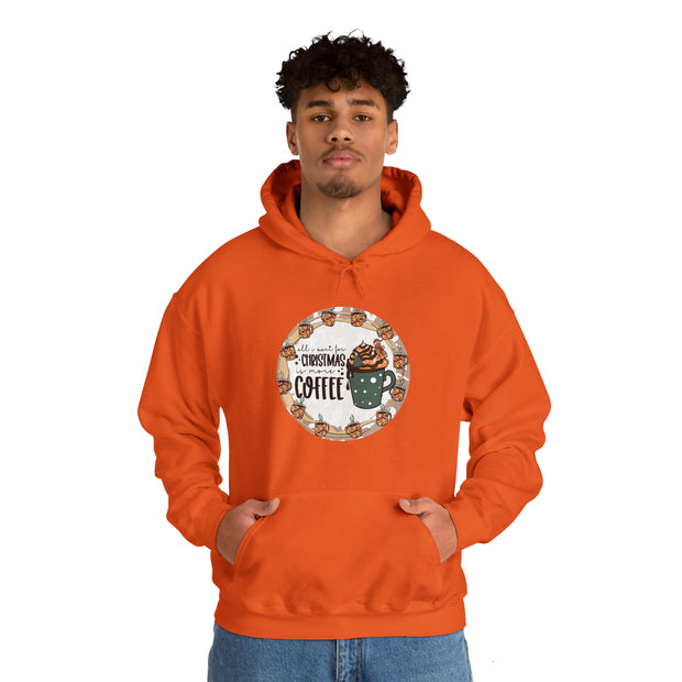 Christmas Coffee Unisex Heavy Blend™ Hooded Sweatshirt
