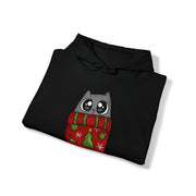 Christmas Cat Unisex Heavy Blend™ Hooded Sweatshirt