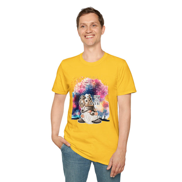 Gnome New Year Unisex Softstyle T-Shirt