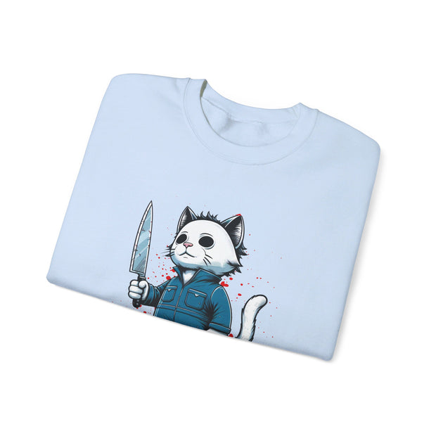 Horror Movie Cats Unisex Heavy Blend™ Crewneck Sweatshirt