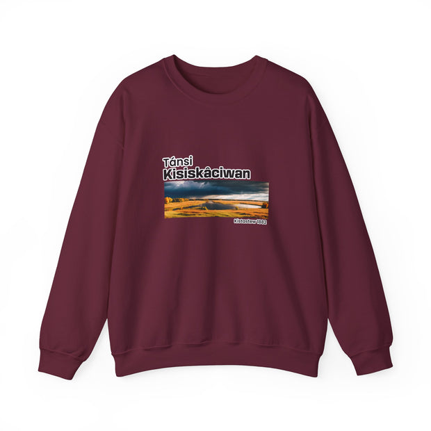 Tánsi Cree Saskatchewan Unisex Heavy Blend™ Crewneck Sweatshirt