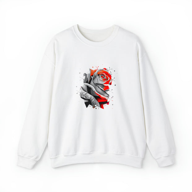 Rose Unisex Heavy Blend™ Crewneck Sweatshirt