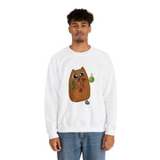 Christmas cat Unisex Heavy Blend™ Crewneck Sweatshirt