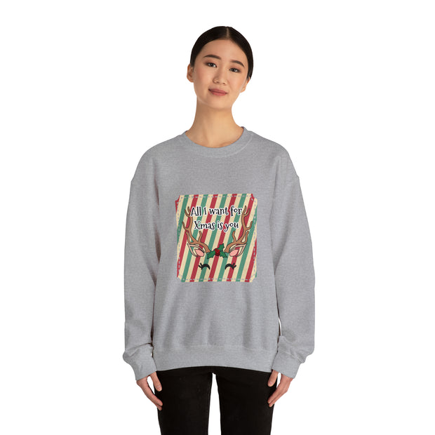 Reindeer Unisex Heavy Blend™ Crewneck Sweatshirt
