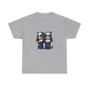 Horror Movie Cats Unisex Heavy Cotton Tee