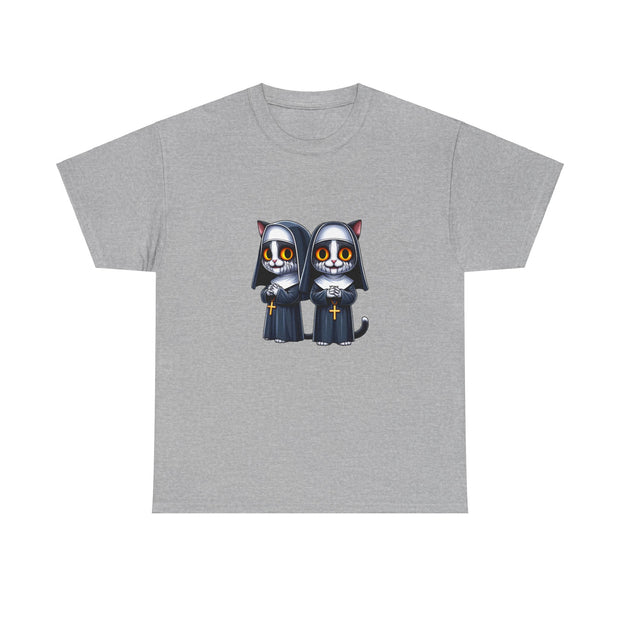 Horror Movie Cats Unisex Heavy Cotton Tee