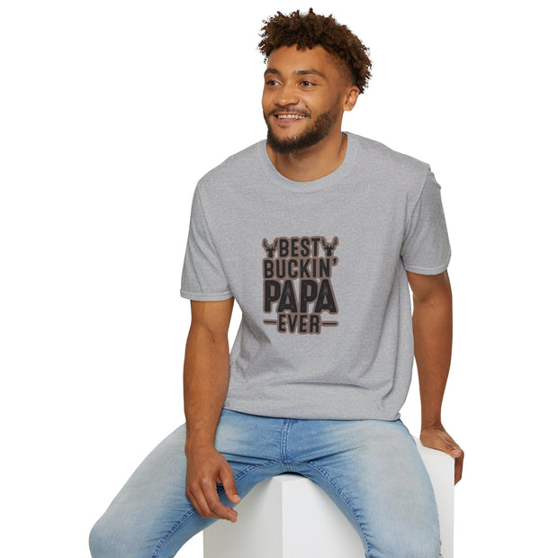 Best Papa Unisex Softstyle T-Shirt
