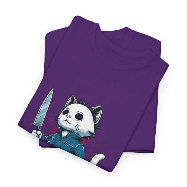 Horror Movie Cats Unisex Heavy Cotton Tee