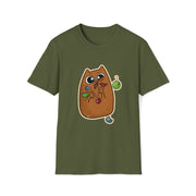 Christmas cat Unisex Softstyle T-Shirt