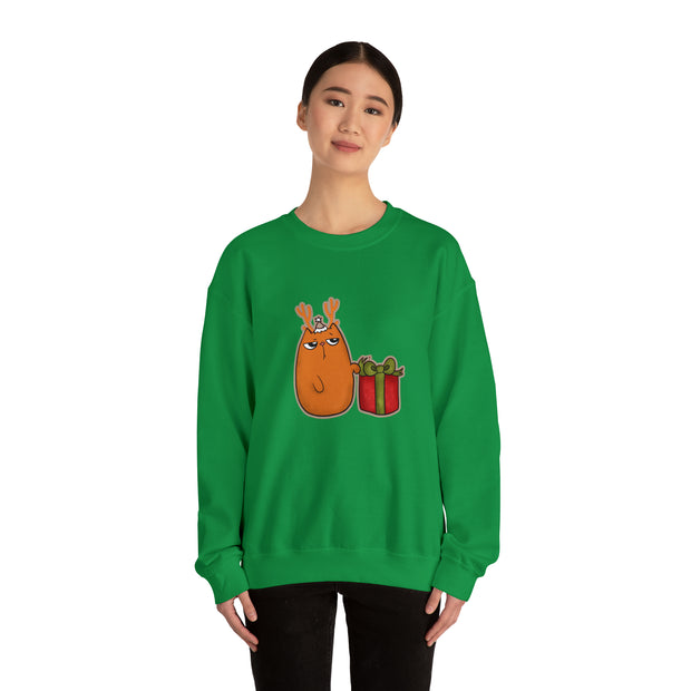 Christmas cat Unisex Heavy Blend™ Crewneck Sweatshirt