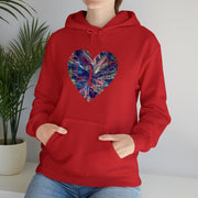 Heart Butterfly Unisex Heavy Blend™ Hooded Sweatshirt