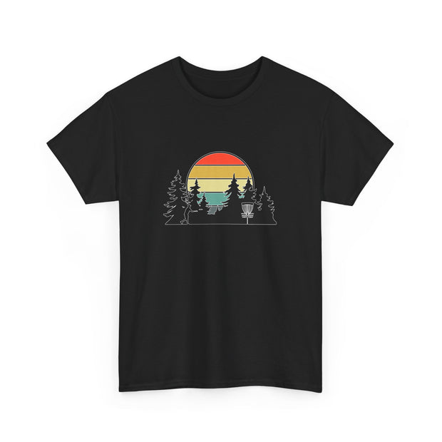 Retro Disc Golf Unisex Heavy Cotton Tee