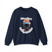 Books, Cat & Coffee Unisex Heavy Blend™ Crewneck Sweatshirt