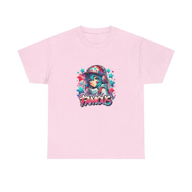 Graffiti Anime Girls Unisex Heavy Cotton Tee