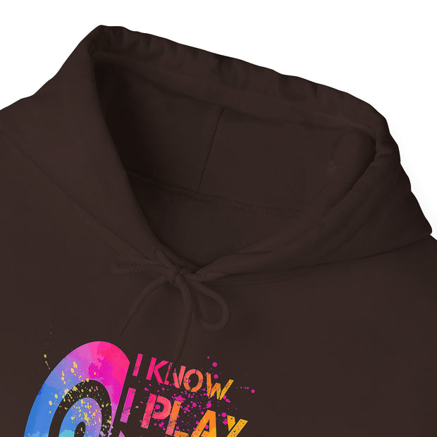 I Know I Play Like A Girl Unisex Heavy Blend™ Hooded Sweatshirt