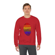 Pride Fingerprint Unisex Heavy Blend™ Crewneck Sweatshirt