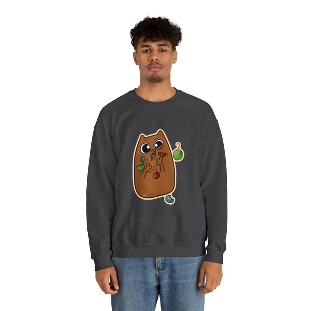 Christmas cat Unisex Heavy Blend™ Crewneck Sweatshirt