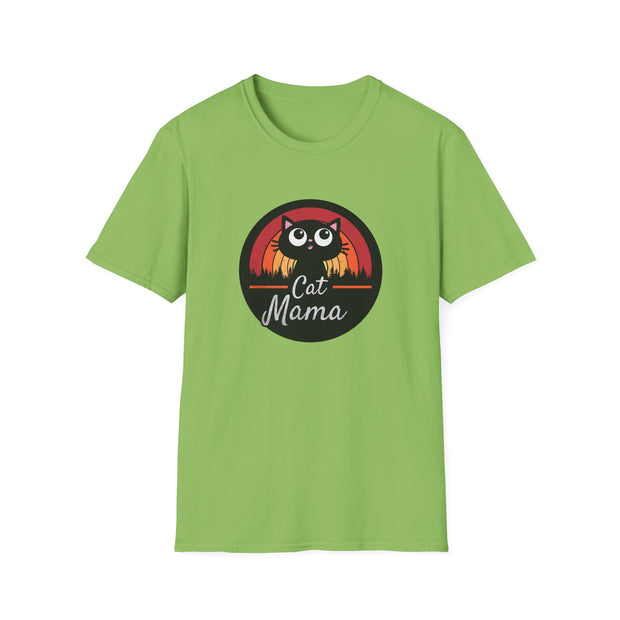 Cat Mama Unisex Softstyle T-Shirt