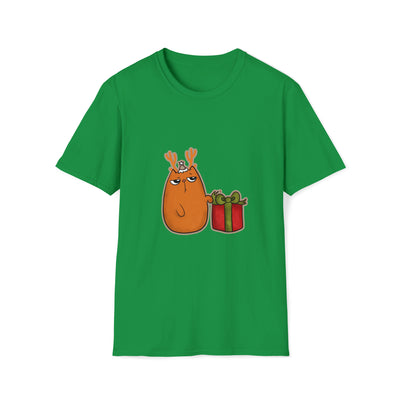 Christmas cat Unisex Softstyle T-Shirt