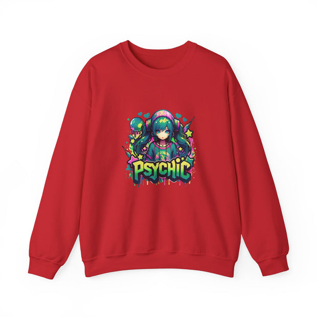 Graffiti Anime Girls Unisex Heavy Blend™ Crewneck Sweatshirt