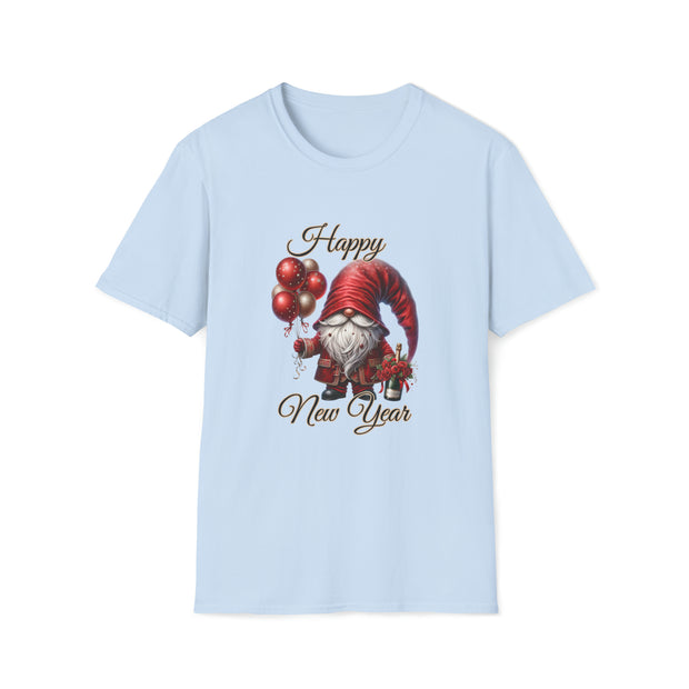 Gnome New Year Unisex Softstyle T-Shirt