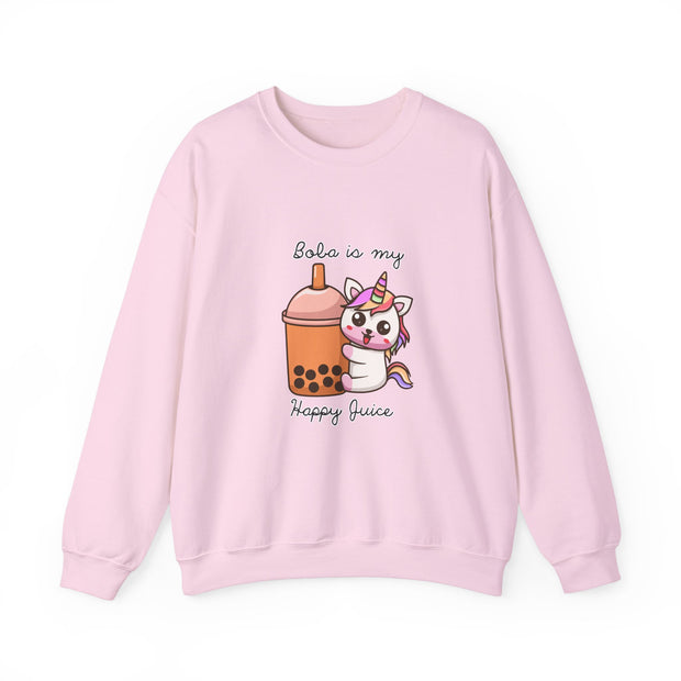 Unicorn Boba Unisex Heavy Blend™ Crewneck Sweatshirt