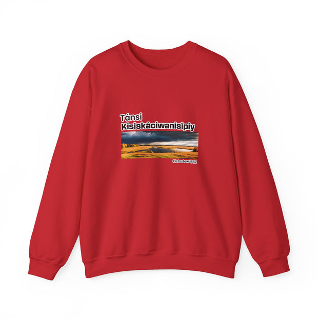 Tánsi Cree Saskatchewan Unisex Heavy Blend™ Crewneck Sweatshirt