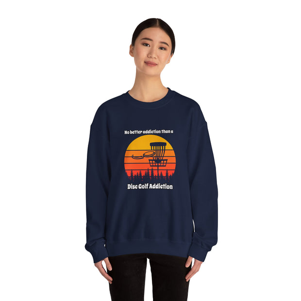 Disc Golf Addiction Unisex Heavy Blend™ Crewneck Sweatshirt