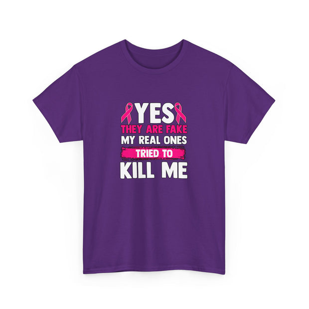 Breast Cancer Unisex Heavy Cotton Tee